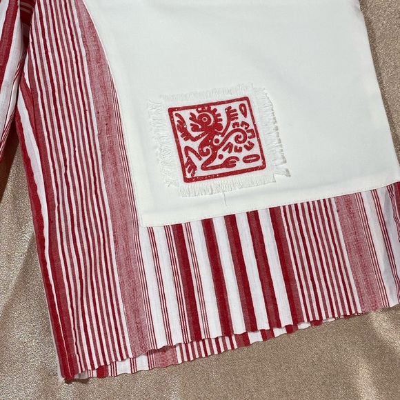 BLUE D’AZUR France shorts Bermuda white red - Picture 4 of 11